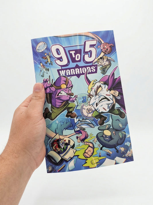 SIGNED Variant Cover "The First Shift" 9 to 5 Warriors Comic Book
