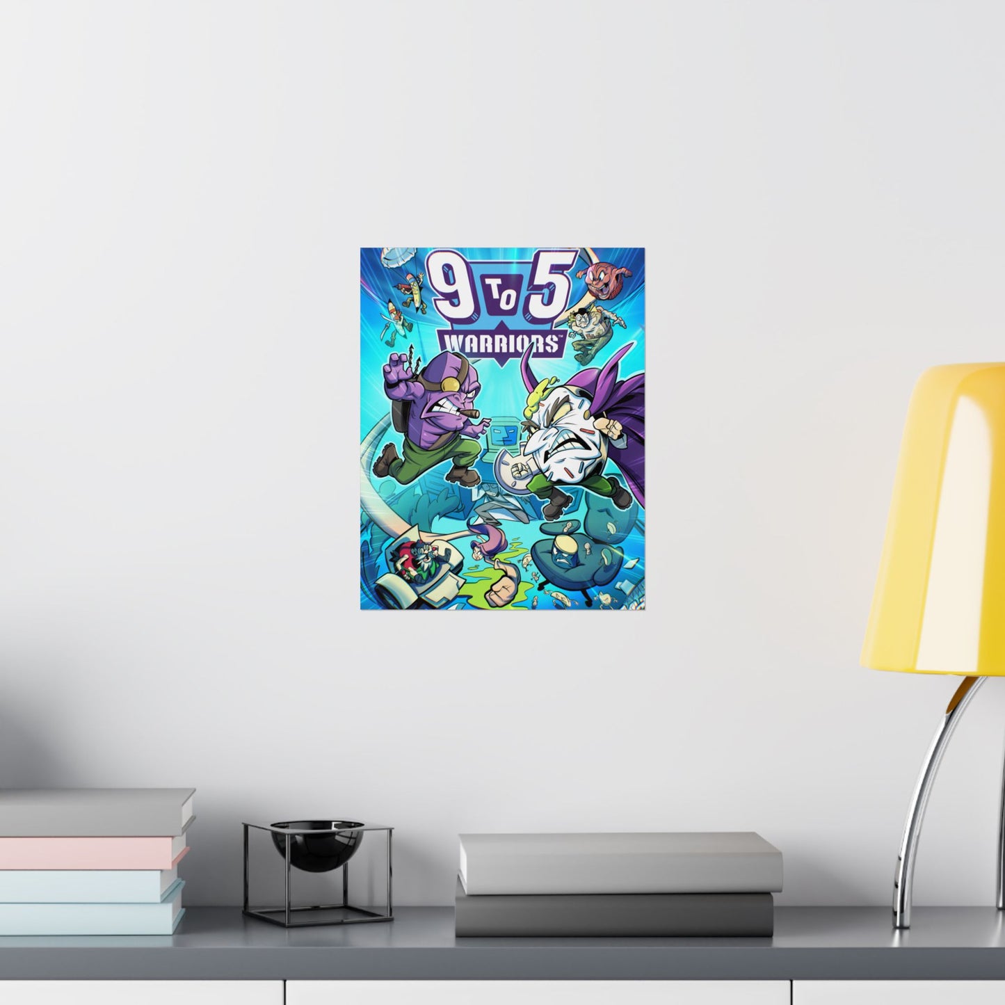 9 to 5 Warriors Matte Poster